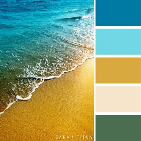 25 Summer Color Palettes Summer Color Palettes Ocean Color Palette