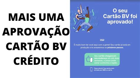 CARTÃO DE CRÉDITO BV PEDI PELO SERASA ECRED E FUI APROVADO