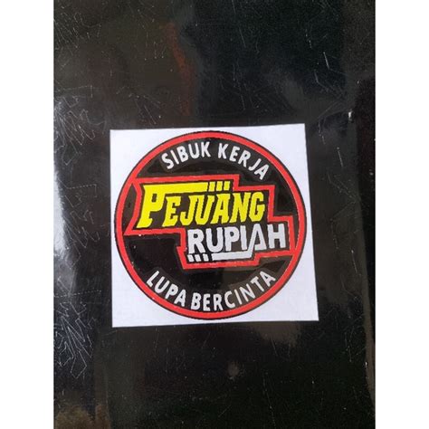 Jual Stiker Cutting Pejuang Rupiah Shopee Indonesia