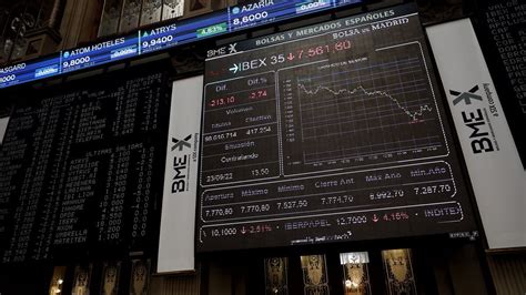 El Ibex 35 Cae Un 246 Y Marca Su Mínimo Anual Por El Miedo A Una Inminente Recesión Economía