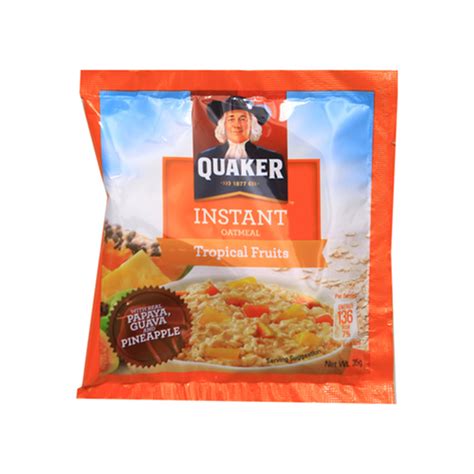 Quaker Tropical Fruits Instant Oatmeal 350g Lazada PH Atelier Yuwa