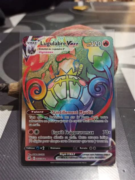 CARTE POKÉMON LUGULABRE Vmax 265 264 Poing de Fusion Neuve EUR 1 00