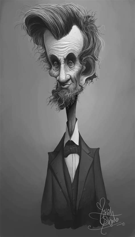 Abraham Lincoln By Nik14581 Caricature 2d Cgsociety Caricature