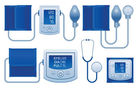 Tonometers Realistic Set 4450451 Vector Art at Vecteezy