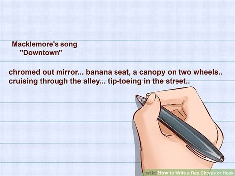 How To Write A Rap Chorus Or Hook With Pictures Wikihow