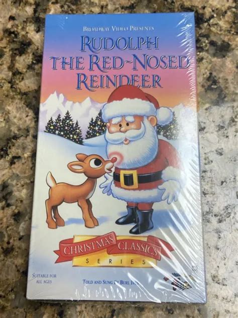 Vintage Vhs Rudolph The Red Nosed Reindeer Factory Sealed Christmas