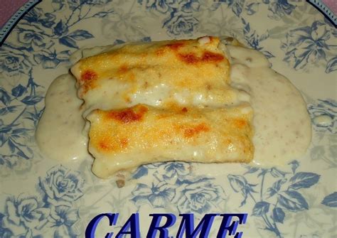 Canelones Rossini Receta De Paola Cookpad