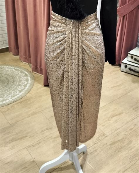 Falda Caty Nude The Valeria Moda Mujer