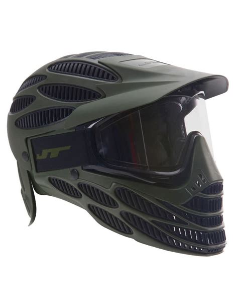 Jt Flex 8 Full Coverage Paintball Mask Thermal Olive Army Supply