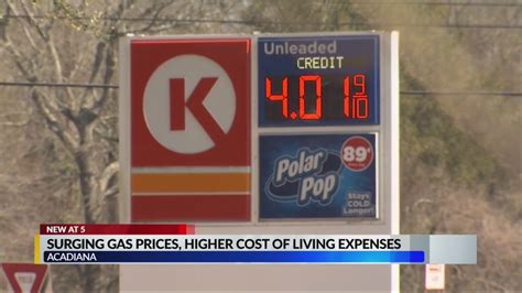 Surging Gas Prices Higher Cost Of Living Expenses Youtube