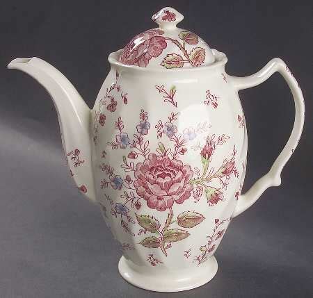 Johnson Brothers Rose Chintz Pink England Stamp At