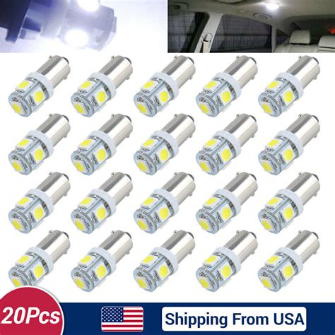 Pcs T Smd Led Ba S Car Corner Blub Interior Reading Light V Dc