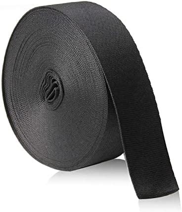 Amazon 10 Yards 1 Inch Wide Black Nylon Heavy Duty Webbing Strap