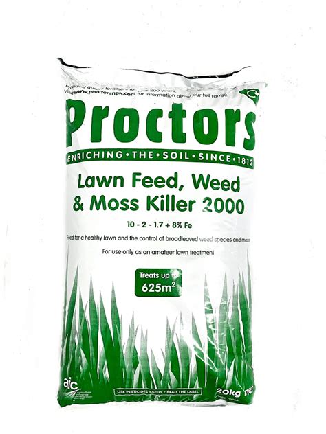 20kg Sack Of Proctors Lawn Feed Weed And Moss Killer £48 99 Garden4less Uk Shop