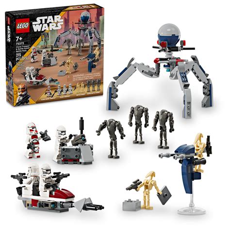 LEGO Star Wars Clone Trooper & Droid Battle Pack, Buildable Toy with ...