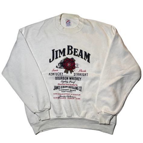 Jim Beam Shirts Vintage Jim Beam Bourbon Crewneck Sweatshirt Late