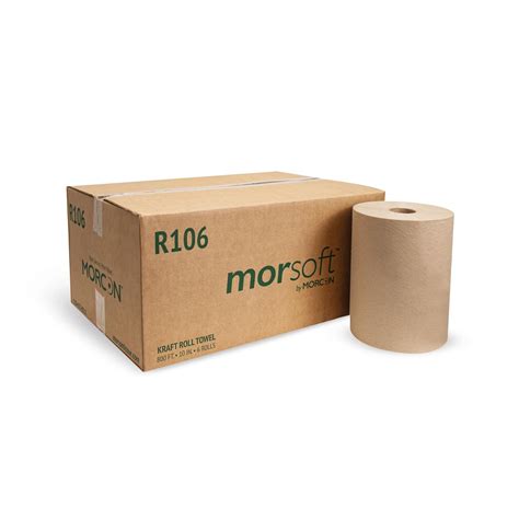 Morsoft By Morcon R Hardwound Roll Towels Inch Ply Ft