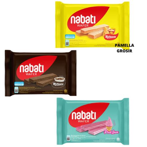 Nabati Wafer 50gr Richeese Snack Makanan Ringan Jajanan Cemilan Camilan