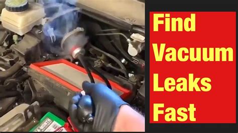 How To Find Vacuum Leaks Fast And Easy Youtube