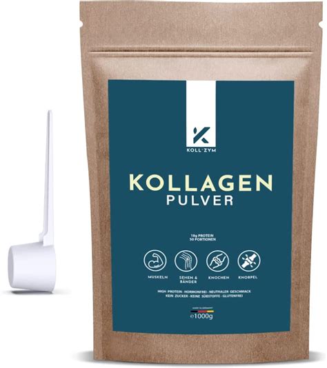 Koll Zym Collagen Pulver Kg Kollagen Hydrolysat I Eiwei