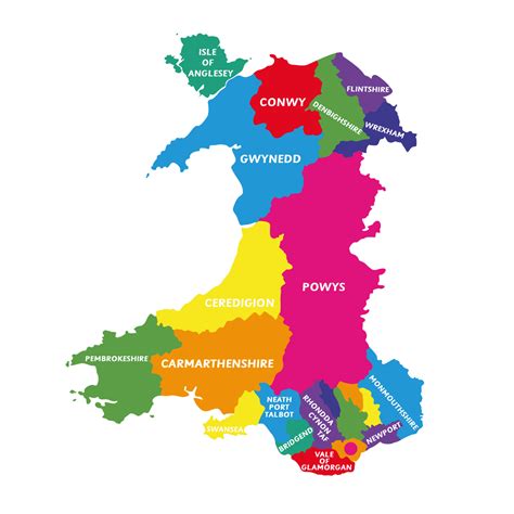 Map Of Wales Playground Marking For Primary Schools