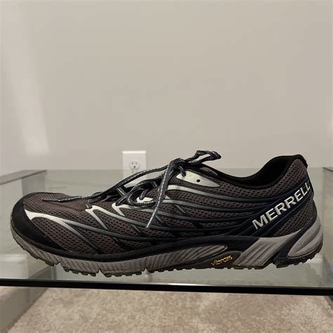 Merrell Mens Bare Access 4 Trail Running Shoes Gray J03925 Lace Up Low Top 15 Ebay