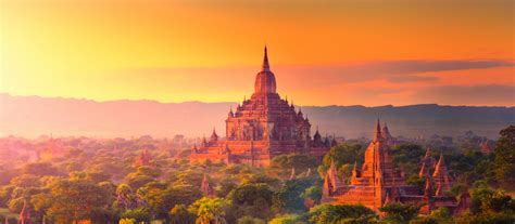 Sunset Bagan Living Nomads Travel Tips Guides News Information