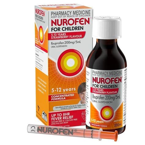 Nurofen Oral Suspension 200ml Top Up Pharmacy