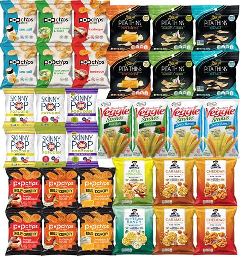 Healthy Snack Variety Pack For Adults 34 Count Care Package Bulk Assortment