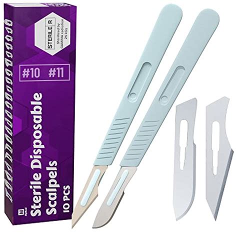 Disposable Scalpel 10 And 11 Scalpel Blades Pack Of 10 Dermaplaning