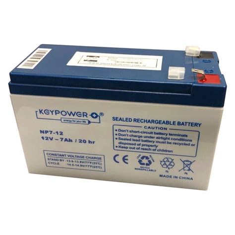 Batería 12V 7Ah KEYPOWER NP7 12 AGM Mundo Baterías