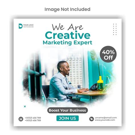 Premium Psd Creative Marketing Agency Social Media Post Template