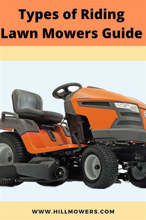 Types Of Riding Lawn Mowers Guide Craftsman Riding Lawn Mower Riding