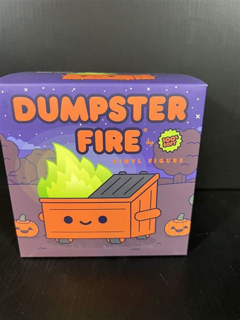 Lil Dumpster Fire Vinyl Figure By 100 Soft Original New Mint On Hand