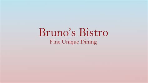 Bruno's Bistro