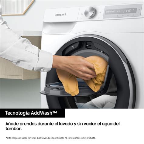 Lavadora De Carga Frontal Samsung Addwash Ww T Dle S De Kg Y