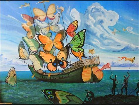 Salvador dali butterfly ship - Abrakadoodle