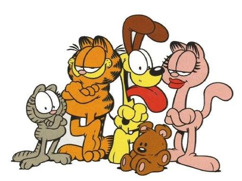 Garfield family | Garfield and odie, Garfield images, Favorite cartoon ...