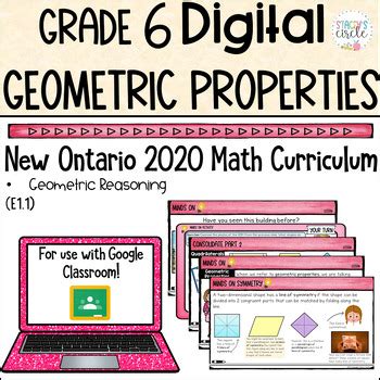 Grade New Ontario Math Geometric Properties Unit Digital Slides