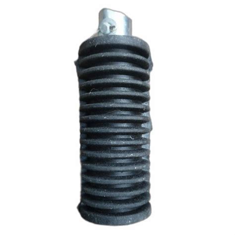 Motorcycle Rubber And Stainless Steel Foot Rest Size 4 Inch At ₹ 44