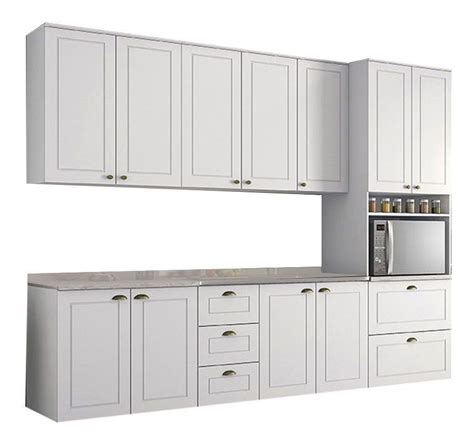 Cozinha Modulada Henn Americana 7 Peças Branco Mercado Livre