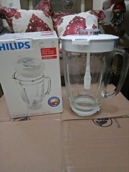 Jual Gelas Kaca Blender Philips Hr Original Tutup