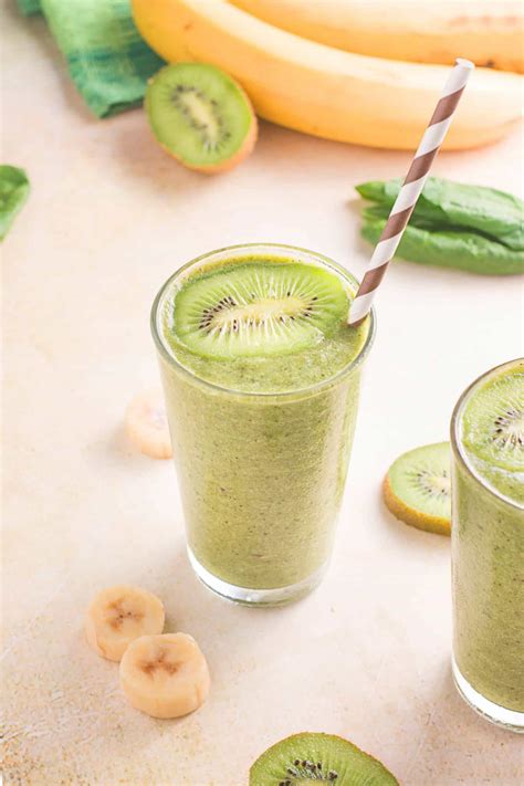 Banana Kiwi Spinach Smoothie Marathons And Motivation