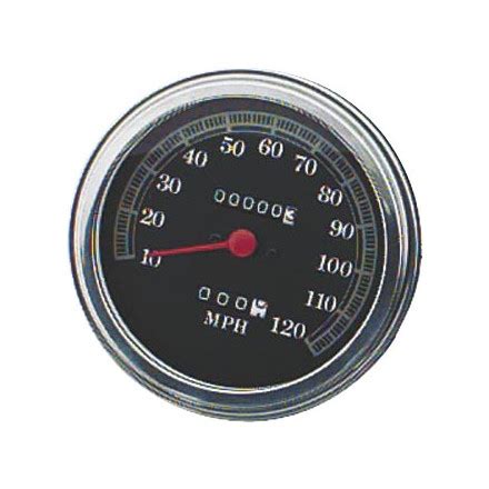 Biker S Choice Fl Type Speedometer With Domed Glass Motosport