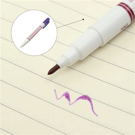 1Pc Stylo effaçable qui disparaît à l eau stylo à encre soluble dans l