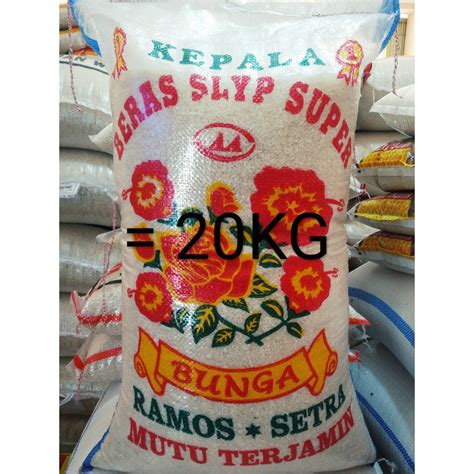 Jual Beras Setra Ramos Ir Cap Bunga Kembang Kg Kg Kg Asli