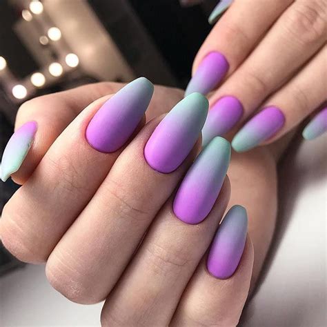 How To Do Ombre Nails Diy Guide And Trendy Designs Purple Ombre