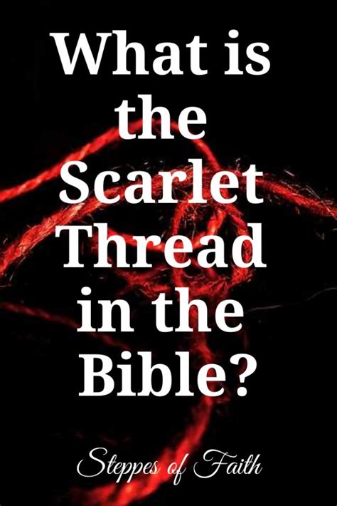 What is the Scarlet Thread in the Bible?