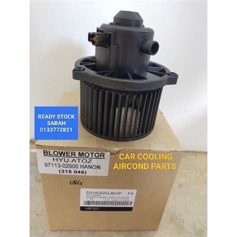 AIRCOND BLOWER MOTOR HYUNDAI ATOZ ATOS ORIGINAL HANON WITH WHEEL