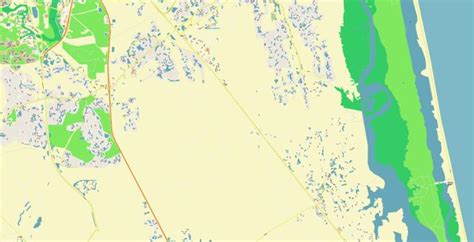 Jacksonville Florida Us City Vector Map Pdf Exact High Detailed Urban Plan Editable Adobe Pdf